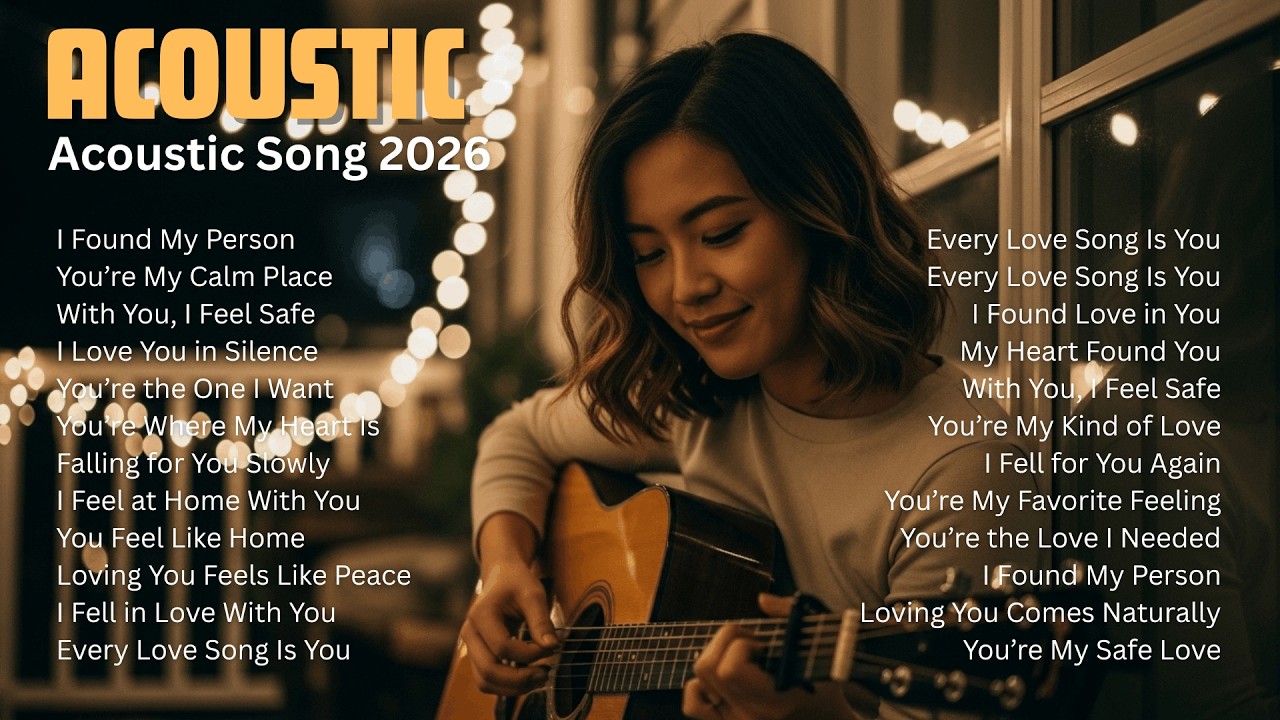 Acoustic Music 2026 New Songs 🎧  Romance English Songs 2026 For Late Night ~ Alan Walker, Adele