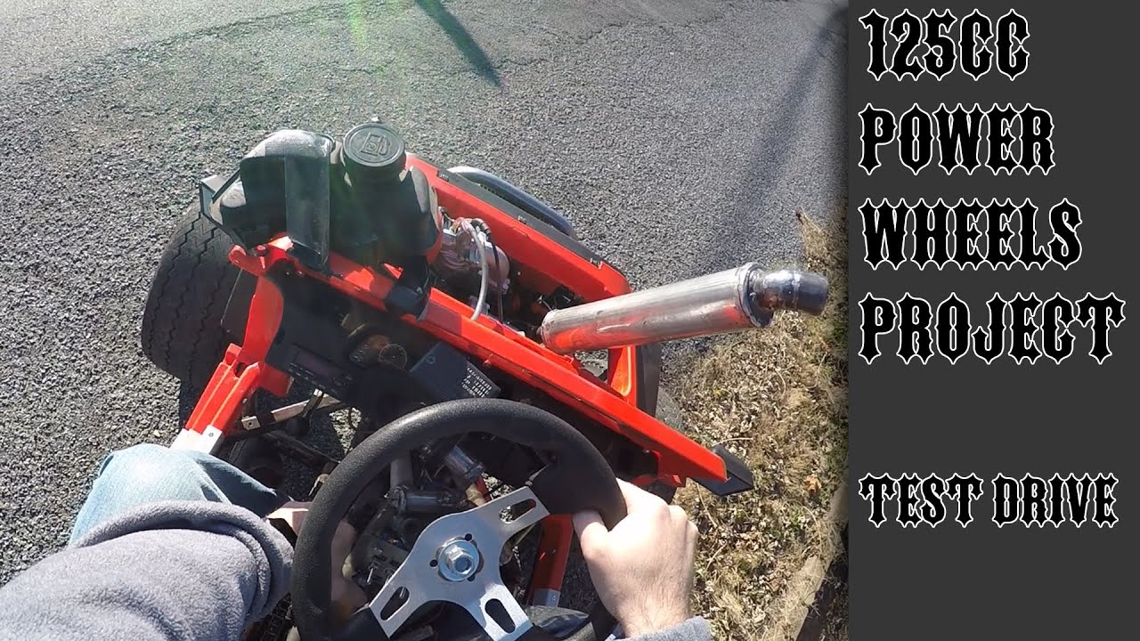 125cc Power Wheels Jeep Part 3 - Test Drive