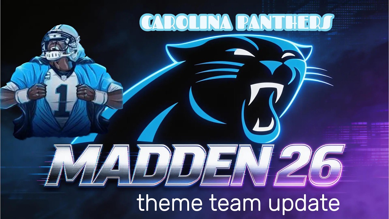 Тематическая команда «Пантер» в Madden 26 (как и обещал)