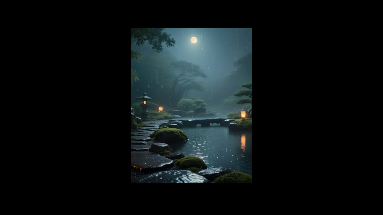 睡眠音楽 | Calm Japanese Music for Sleep | Nhạc thư giãn | Cicada and Soft Rain Sounds Vol. 77
