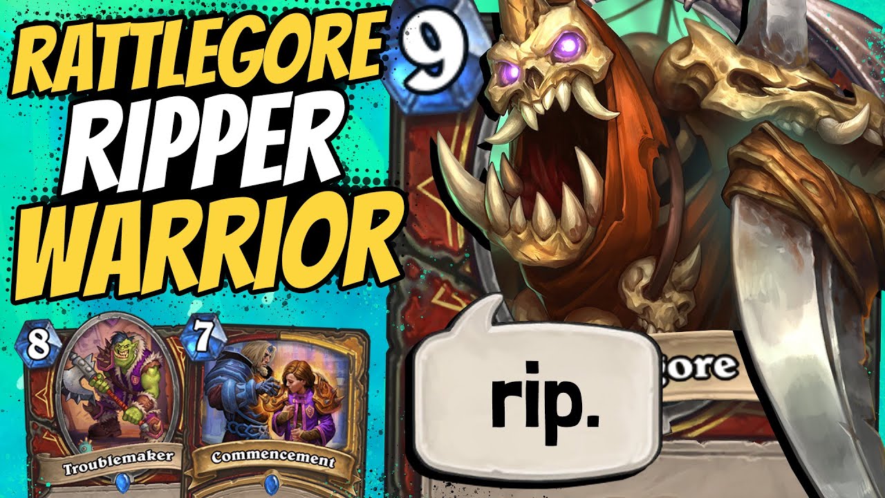ROAAAARR!!! Is Big Rattlegore Warrior Actually High Tier!?! | Scholomance Academy | Hearthstone