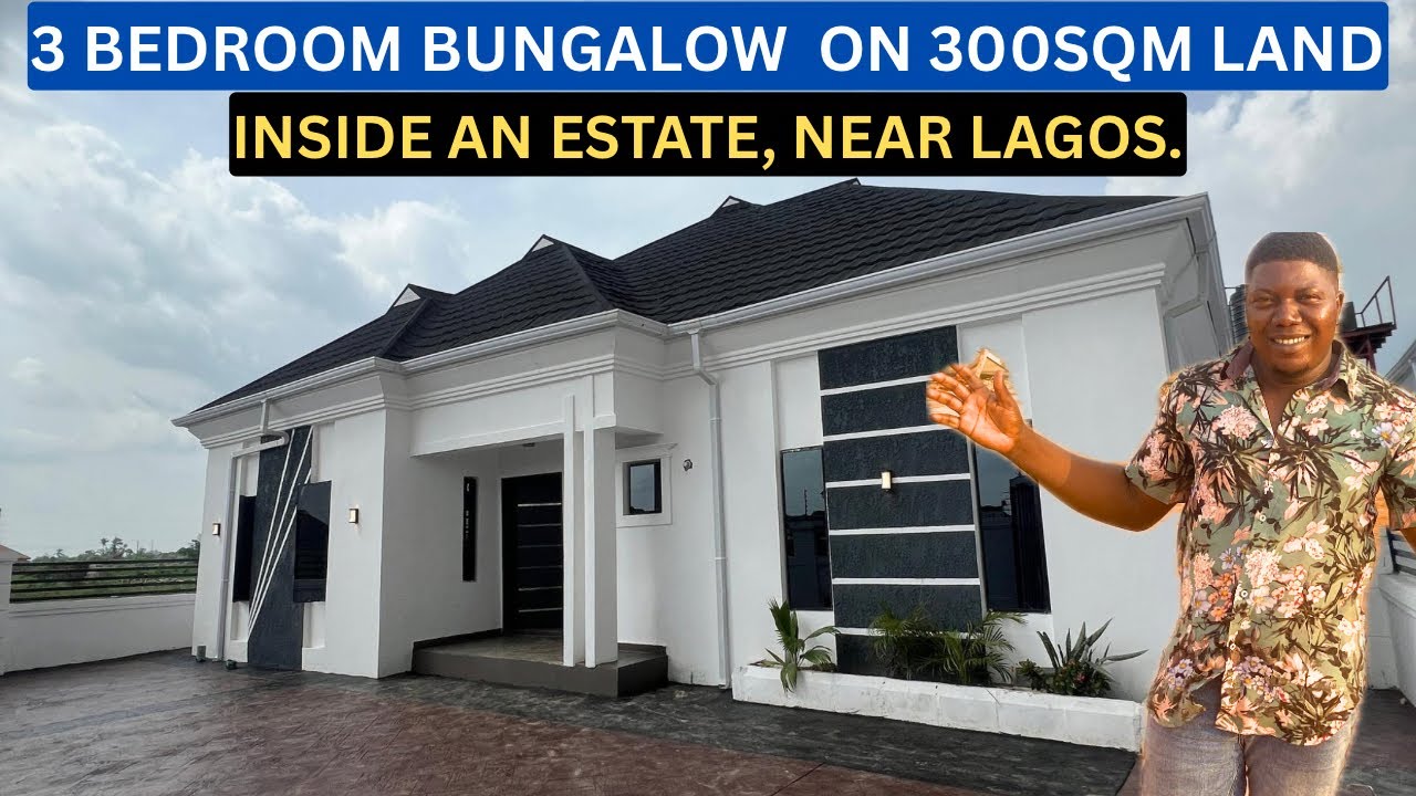 CAN HALF PLOT OF LAND CONTAIN SPACIOUS 3 BEDROOM BUNGALOW? | 300SQM