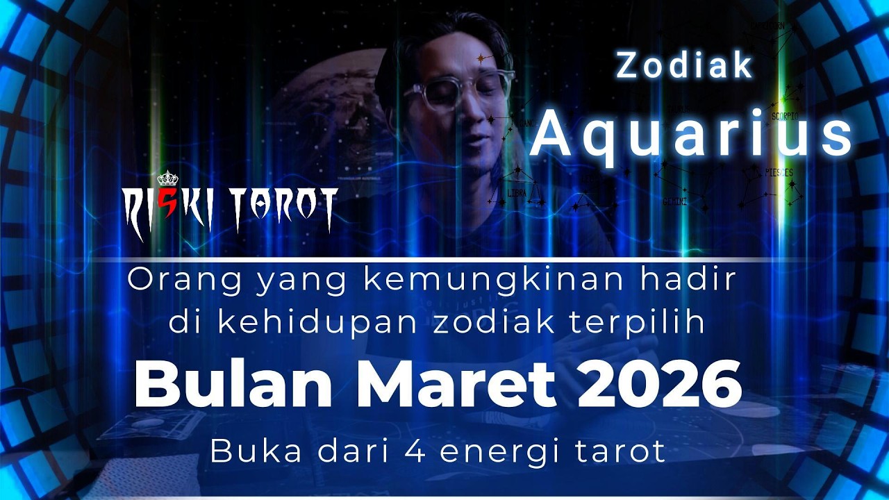 Orang yang hadir di kehidupan Zodiak Aquarius bulan Maret 2026,buka dari 4 energi tarot