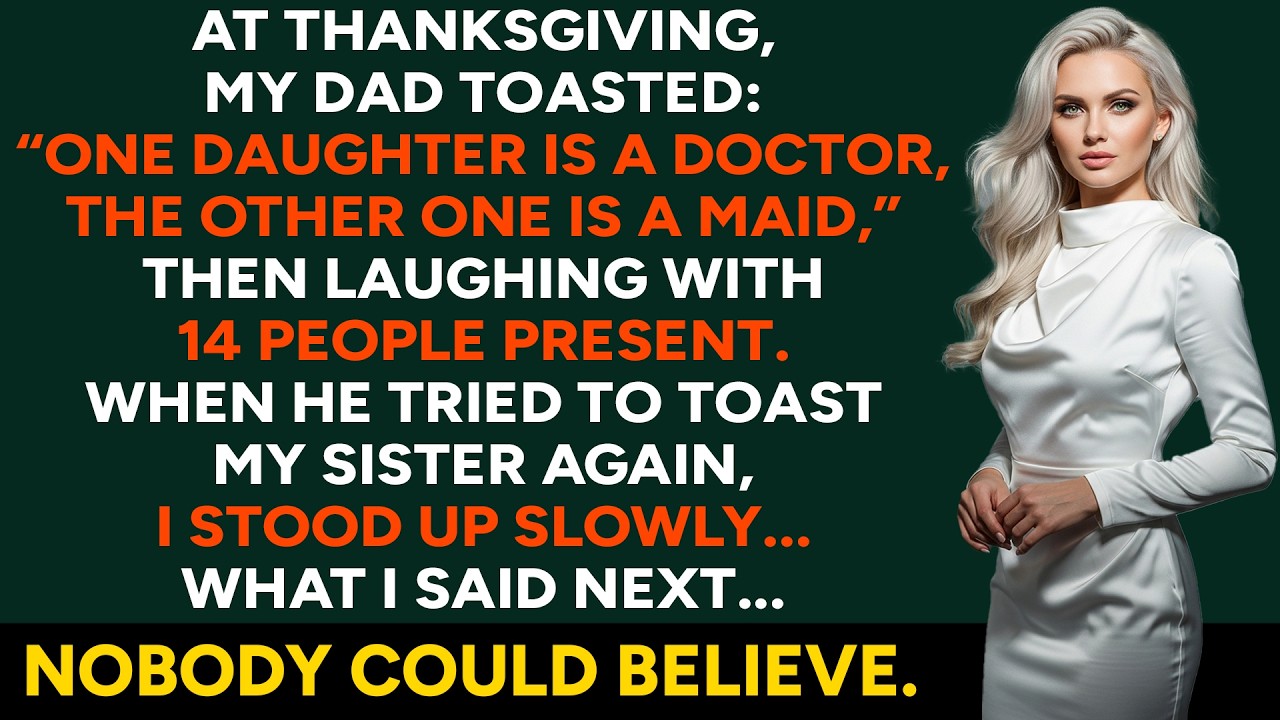 My Father Introduced Me As The Maid At Thanksgiving—One Guest Knew My Real Title...