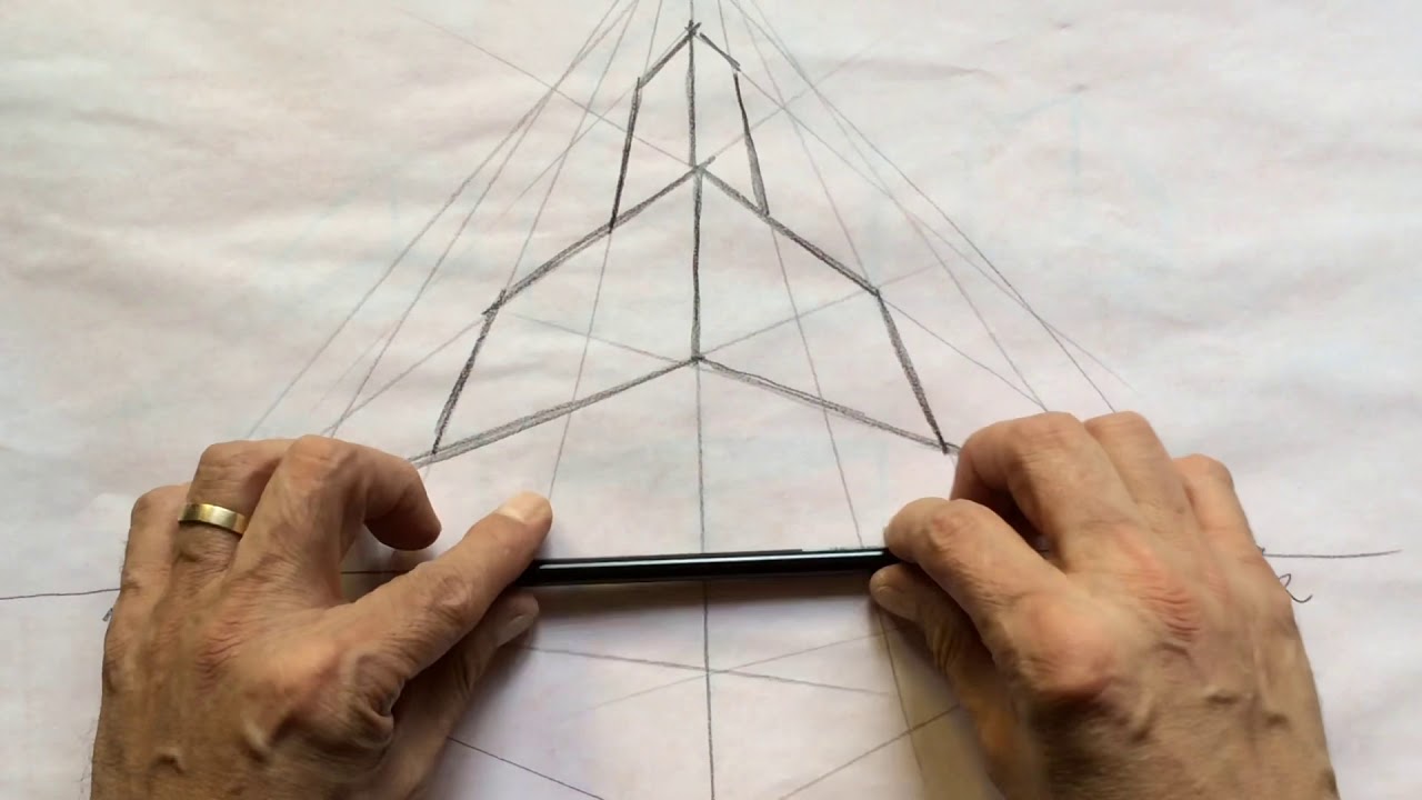 Perspectiva aérea a tres puntos de fuga