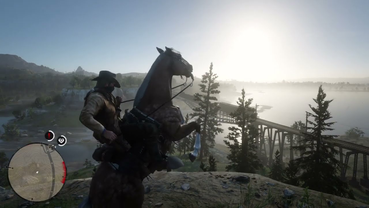 Red Dead Redemption 2 - Aspetto che passa il treno, un cacciatore di taglie è apparso sulla mappa