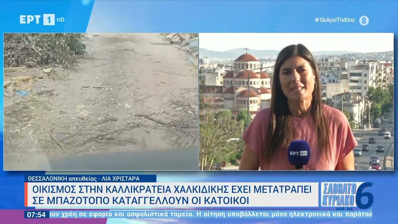 Οικισμός στην Καλλικράτεια Χαλκιδικής έχει μετατραπεί σε μπαζότοπο καταγγέλλουν οι κάτοικοι | ΕΡΤ