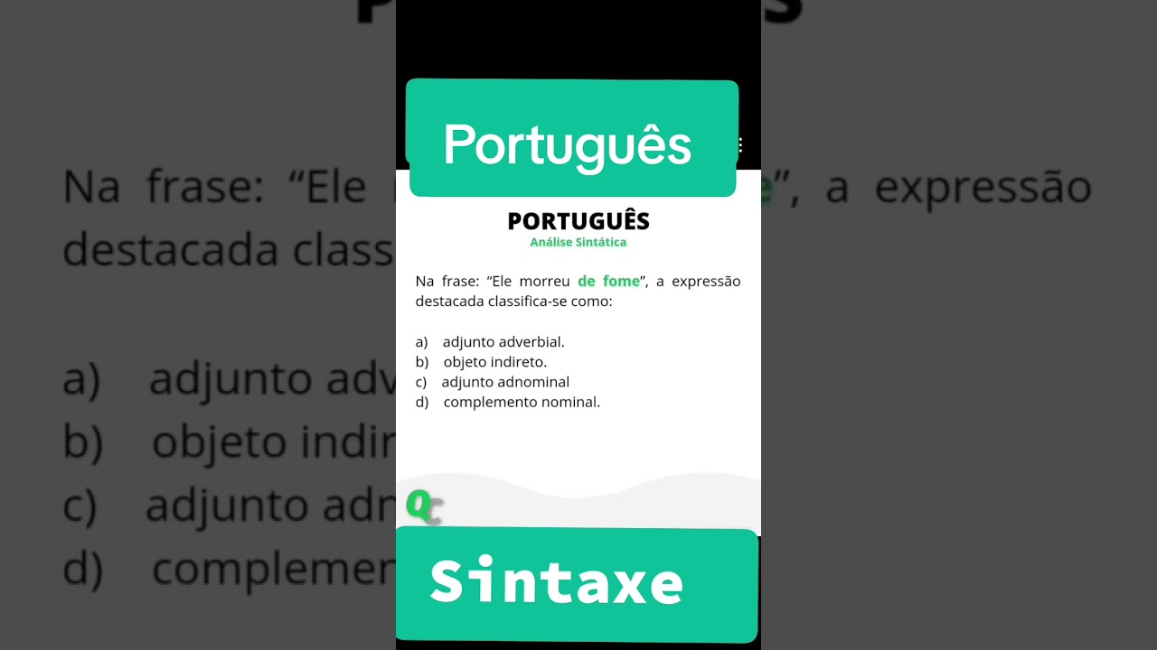 IBAM- QUEST&Atilde;O DE PORTUGU&Ecirc;S PARA CONCURSOS  #estudos #professor #viralshort #concurso #concurseiro
