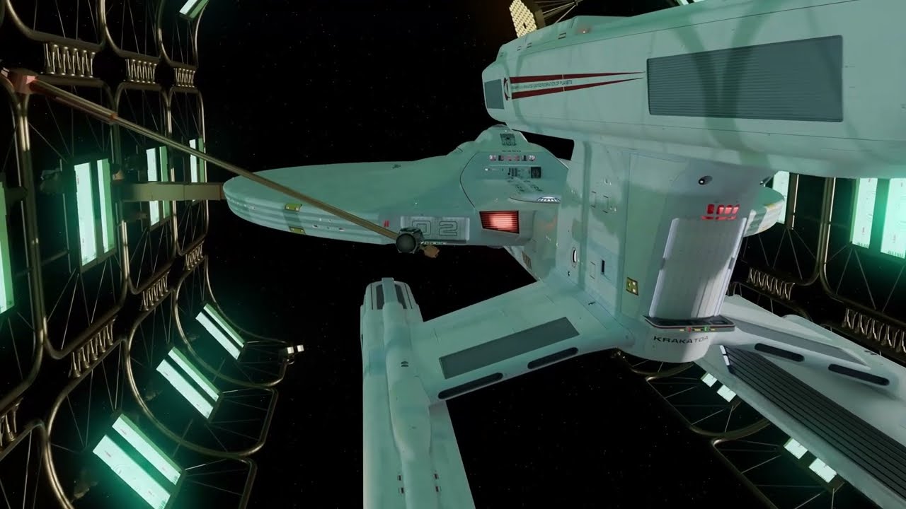 U.S.S. Krakatoa Leaves Drydock