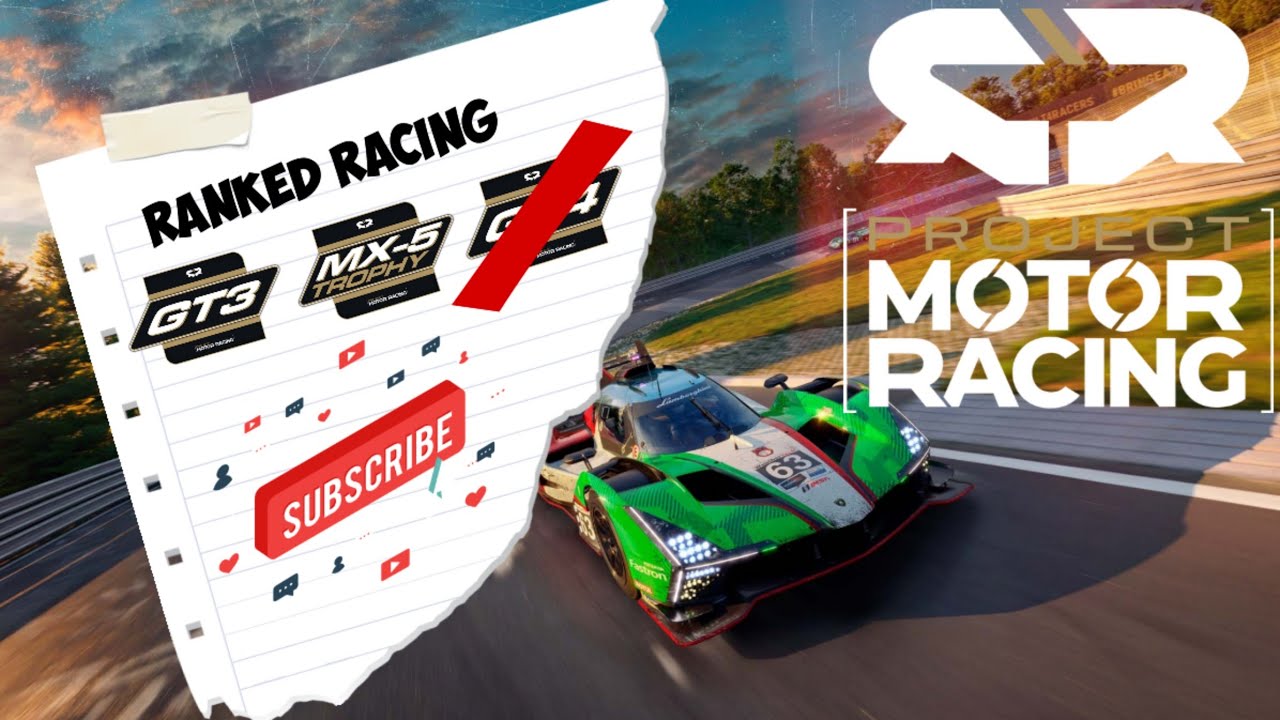 | Project Motor Racing | Release 1.6.0.0 | Ranked | GT3 Brianza | MX5 Lexington | OBS Overlay test