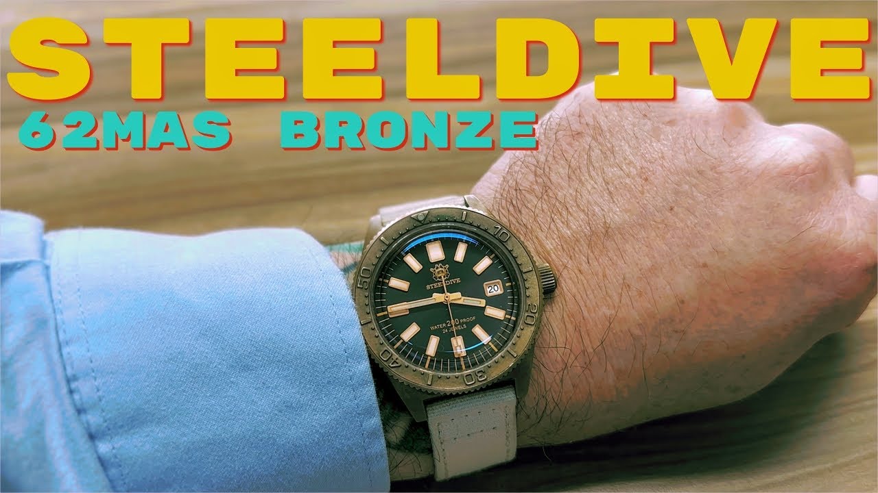 STEELDIVE 62MAS BRONZE - Homage to the OG Seiko Diver | SD1962S