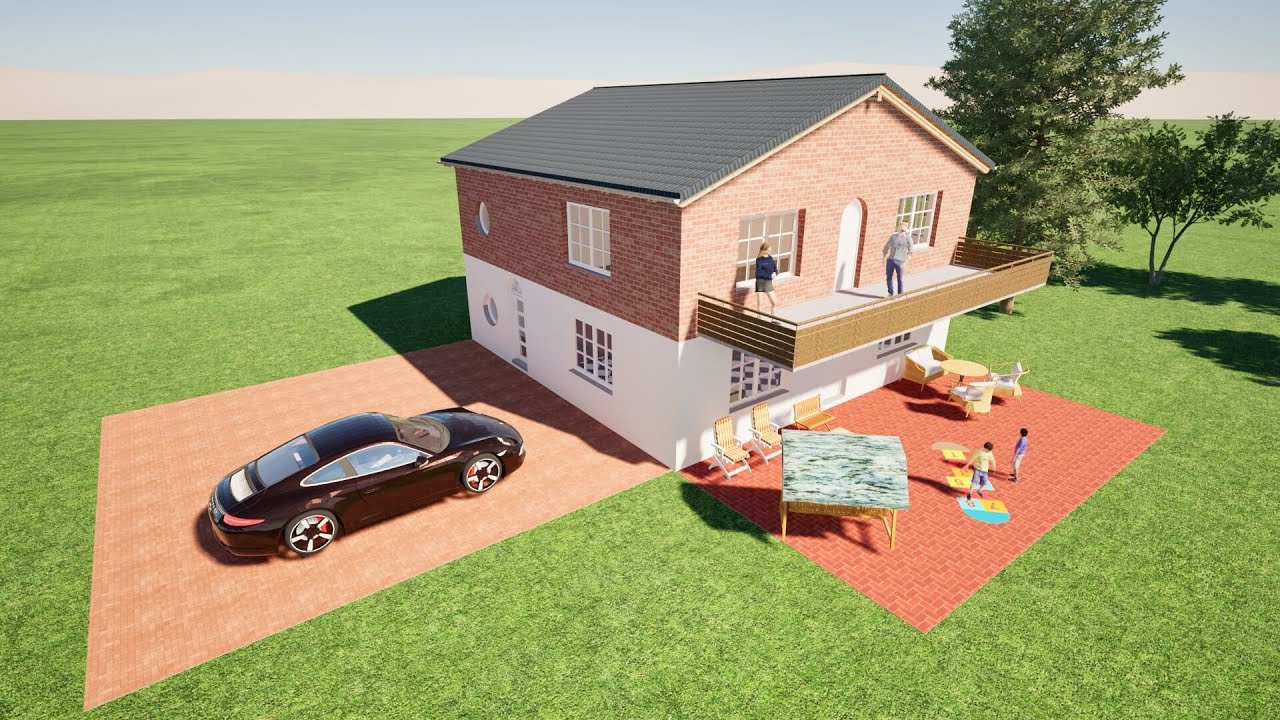Plan a floor plan for a square house in just 10 minutes using Plan7Architect Pro