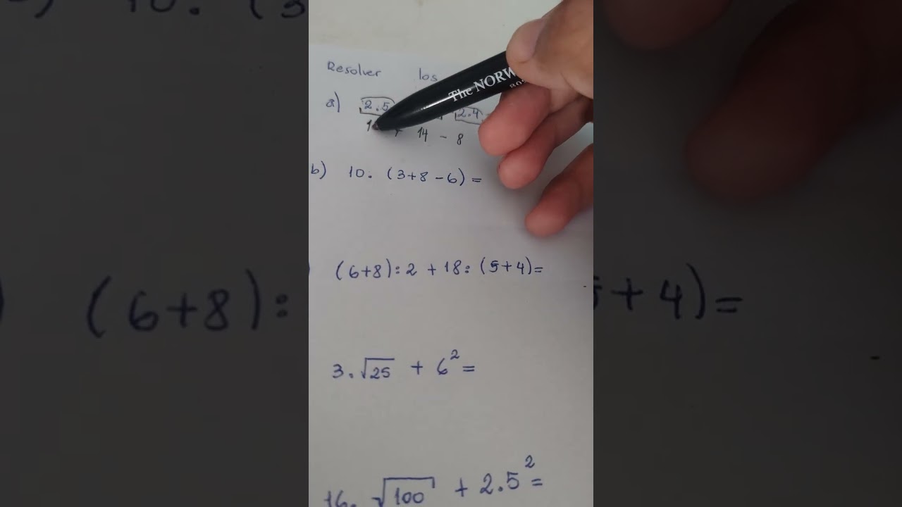 🗒️Cálculos combinados Números Naturales - Desde Cero 