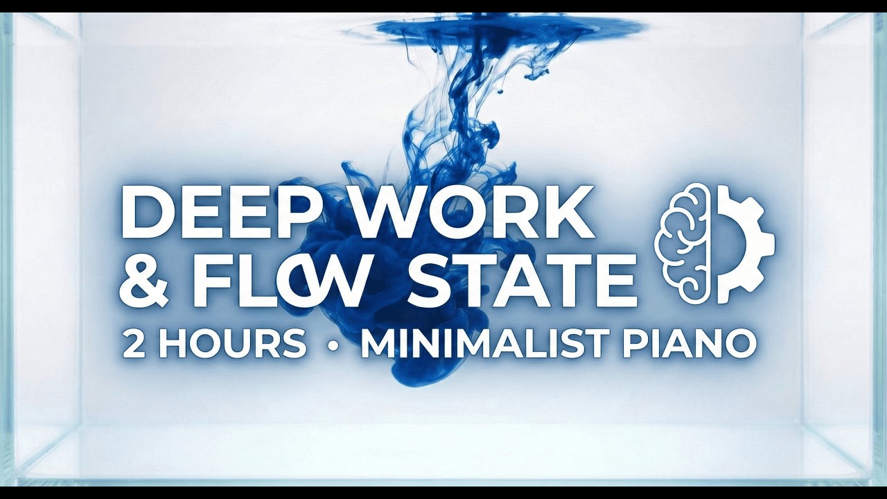 Deep Work & Flow State 🧠 2 Hours of Calming Minimalist Piano for Focus