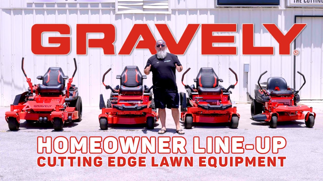 Gravely Home-Owner Zero Turn Line-up | Cutting Edge Lawn Equipment