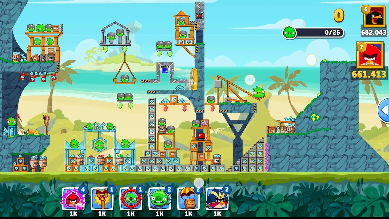 Level 11-12 &ndash; Angry Birds Friends No Power-Up Challenge (T-1784) | 3 Stars Gameplay &ndash; Jul 11