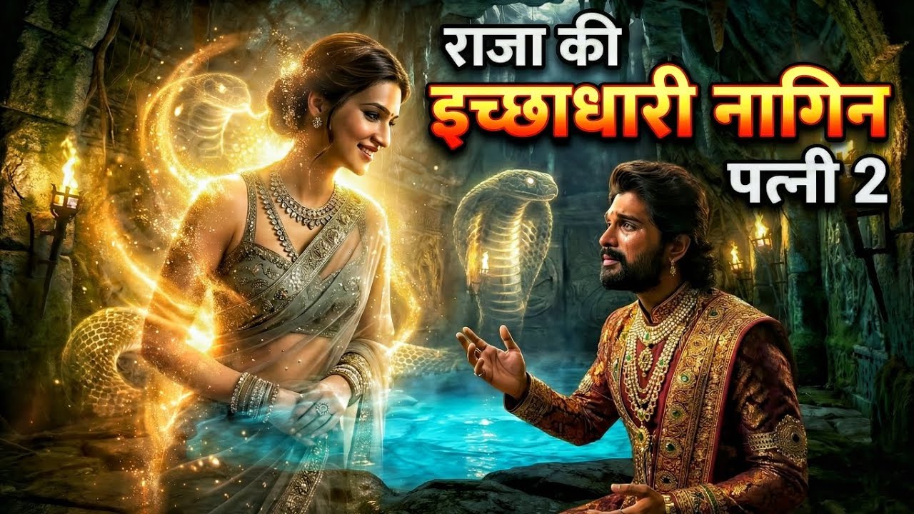  राजा की इच्छाधारी​🐍नागिन पत्नी 2|New Hindi Stories | #moralstories #newhindistories #naginstories 
