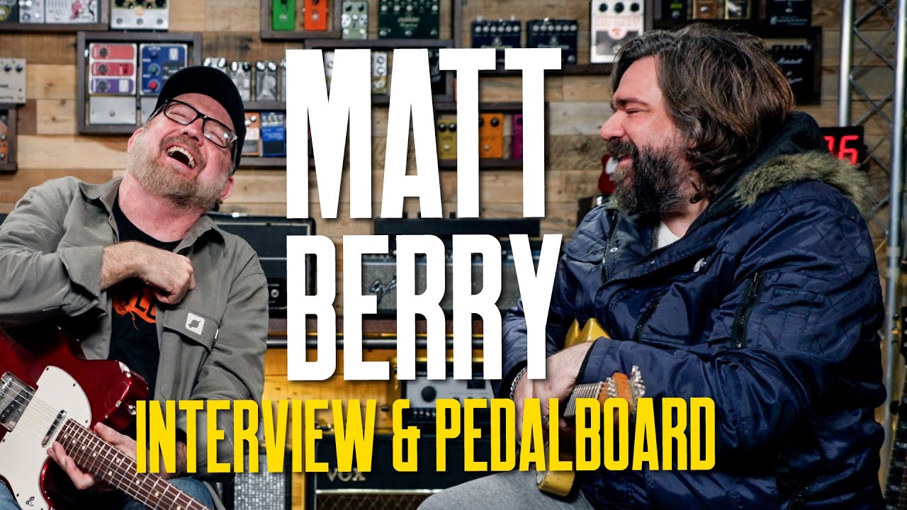Matt Berry Interview & New Pedalboard [Yes, Him From The Telly & Voice Acting!]