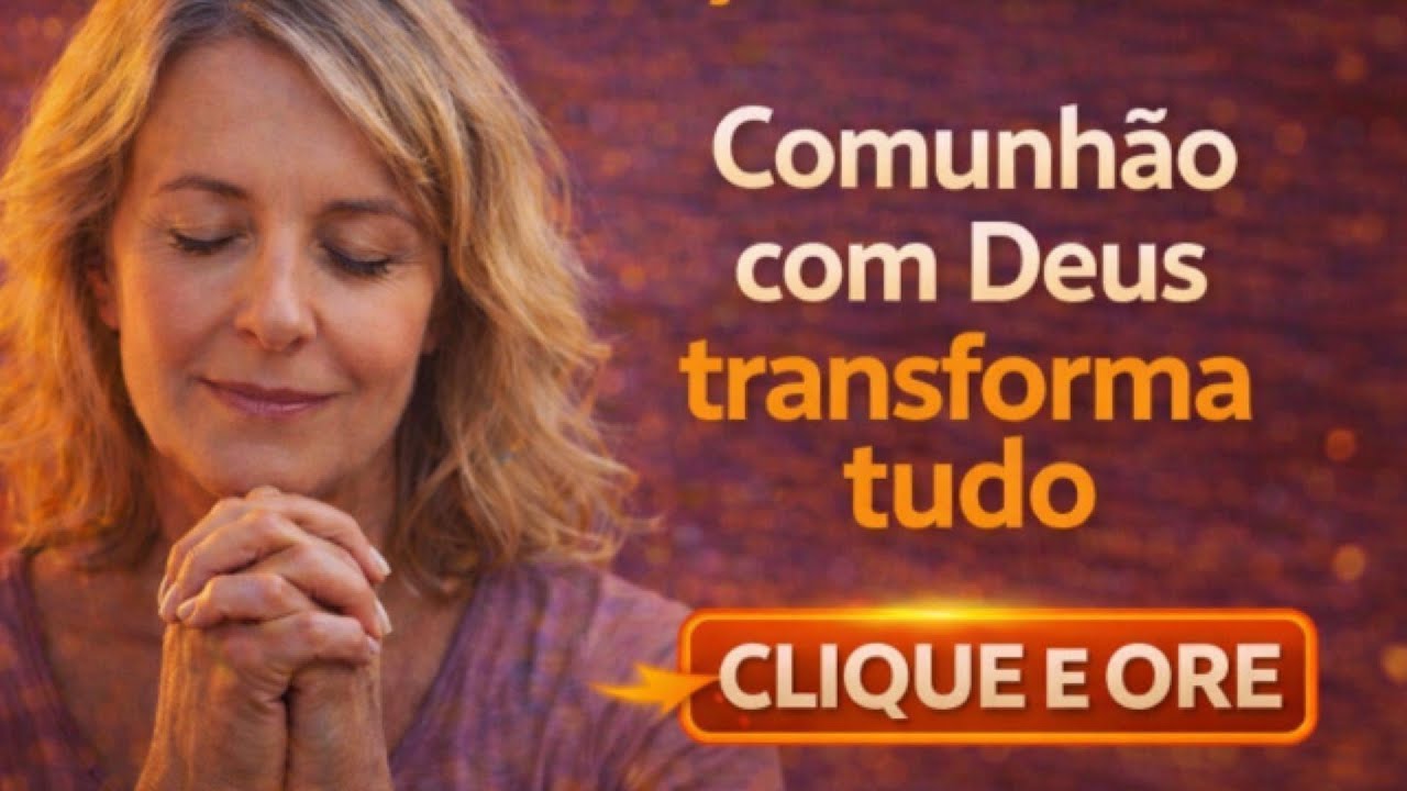A comunhão com Deus transforma tudo!
