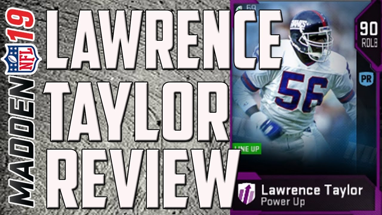 How Good is 90 Overall Lawrence Taylor? MUT 19 Card Review