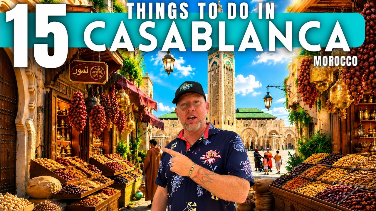 Best Things To Do in Casablanca Morocco Travel Guide 2026 4k