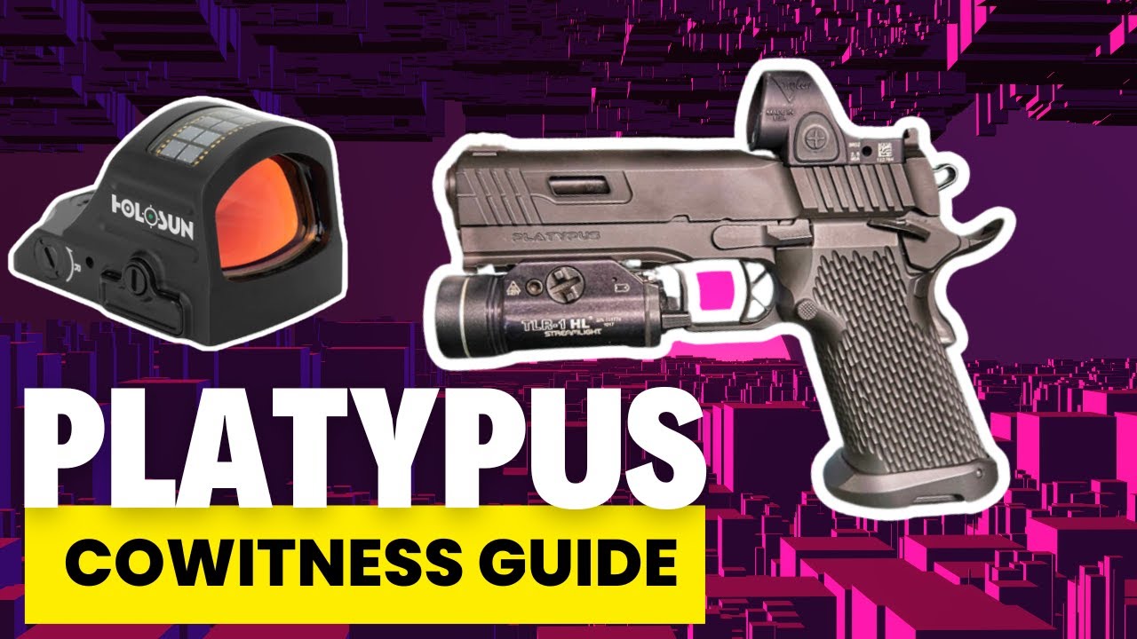 Руководство по установке коллиматорного прицела Stealth Arms 1911 Platypus Holosun RMR Red Dot