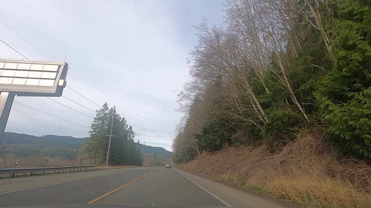 Creepy Forest Service Road near Sequim Washington,  I Better Turn Around