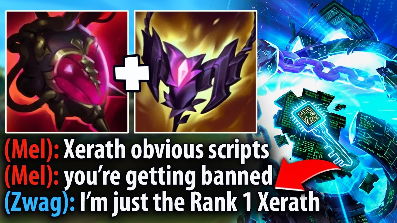 This Mel freaks out and thinks I'm scripting... but I'm actually the Rank 1 Xerath