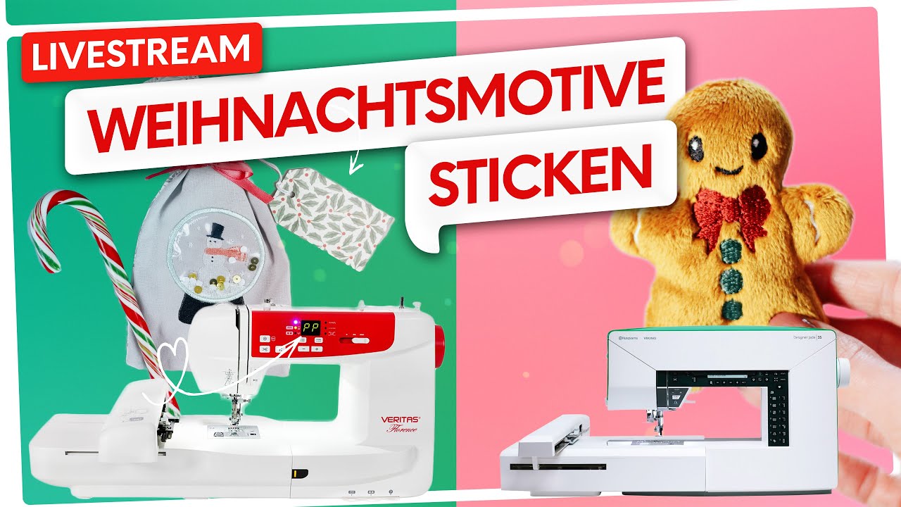 🔴🎄 #81 Weihnachtsmotive sticken (+ Sockenrahmen Update)