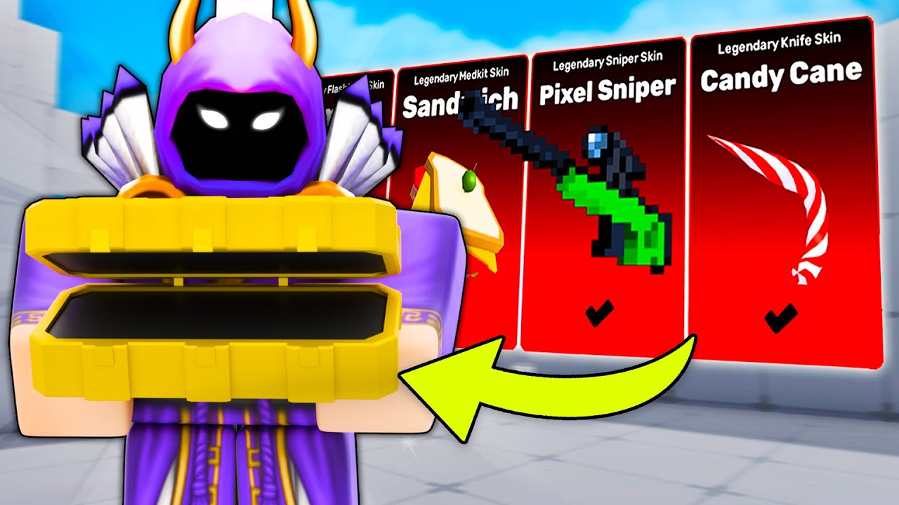 SKIN CASE выбирает мою экипировку в Roblox Rivals!