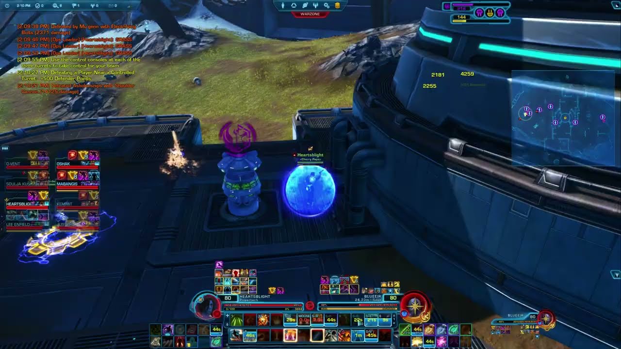 SWTOR Civil War 20-01-26 Powertech (who cares about +300ms ping: we captured grass!)