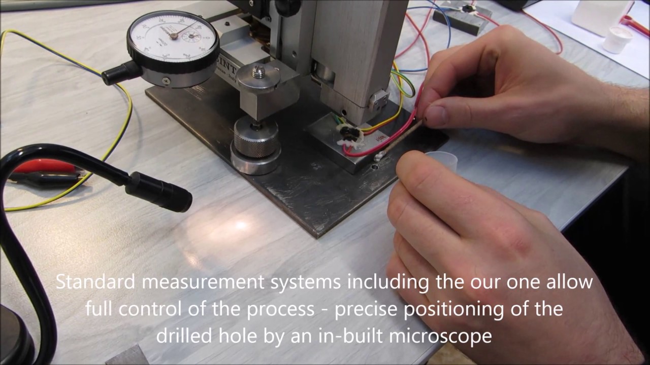 Hole drilling residual stress measurement
