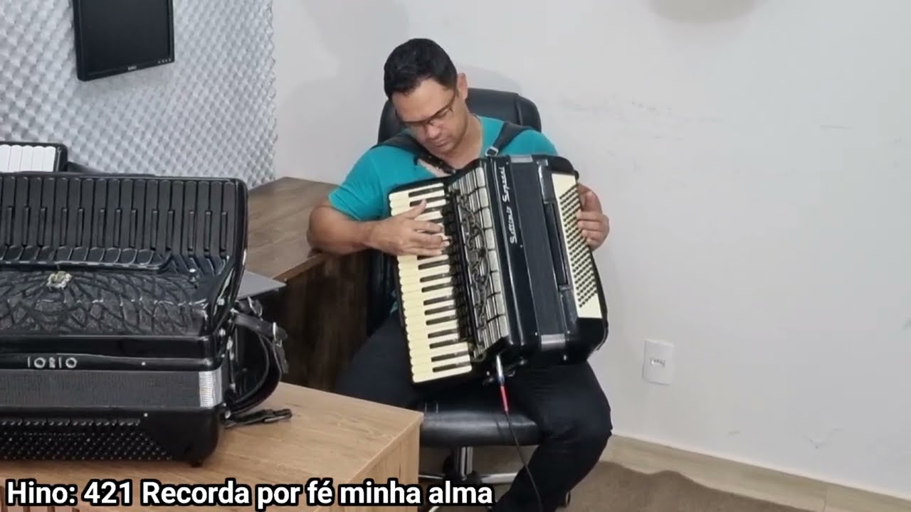 HINO: 421(Santa Ceia) RECORDA POR FE MINHA ALMA@MisaelAlvesAcordeonista