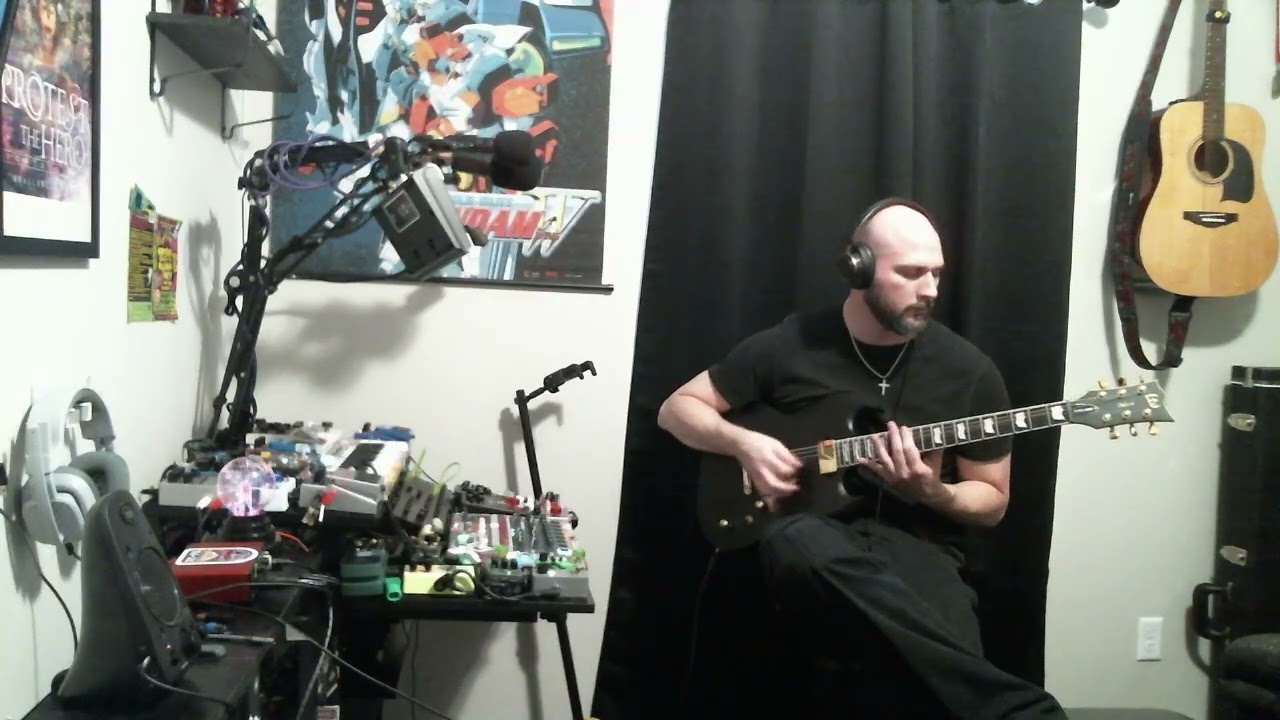 Lucrezia  - Distorted Amp Test (LTD Viper-1000 Vintage Black w/ Fishman Fluence Modern)