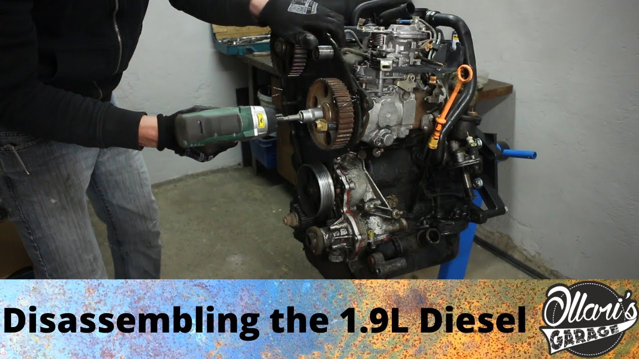 Part 1 Overhauling the Junkyard 1.9 Diesel Engine // 1984 VW T3 Single Cab
