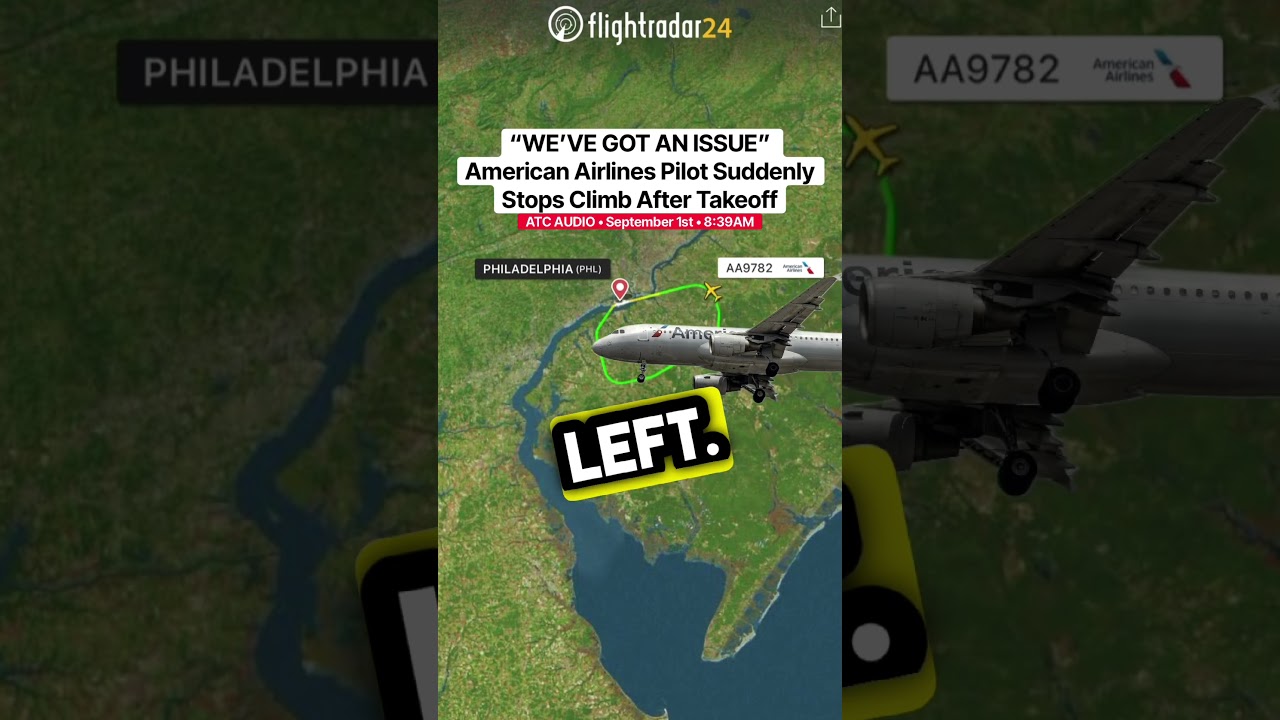 &laquo;У НАС ПРОБЛЕМА&raquo;: Пилот American Airlines экстренно прекращает набор высоты после взлета
