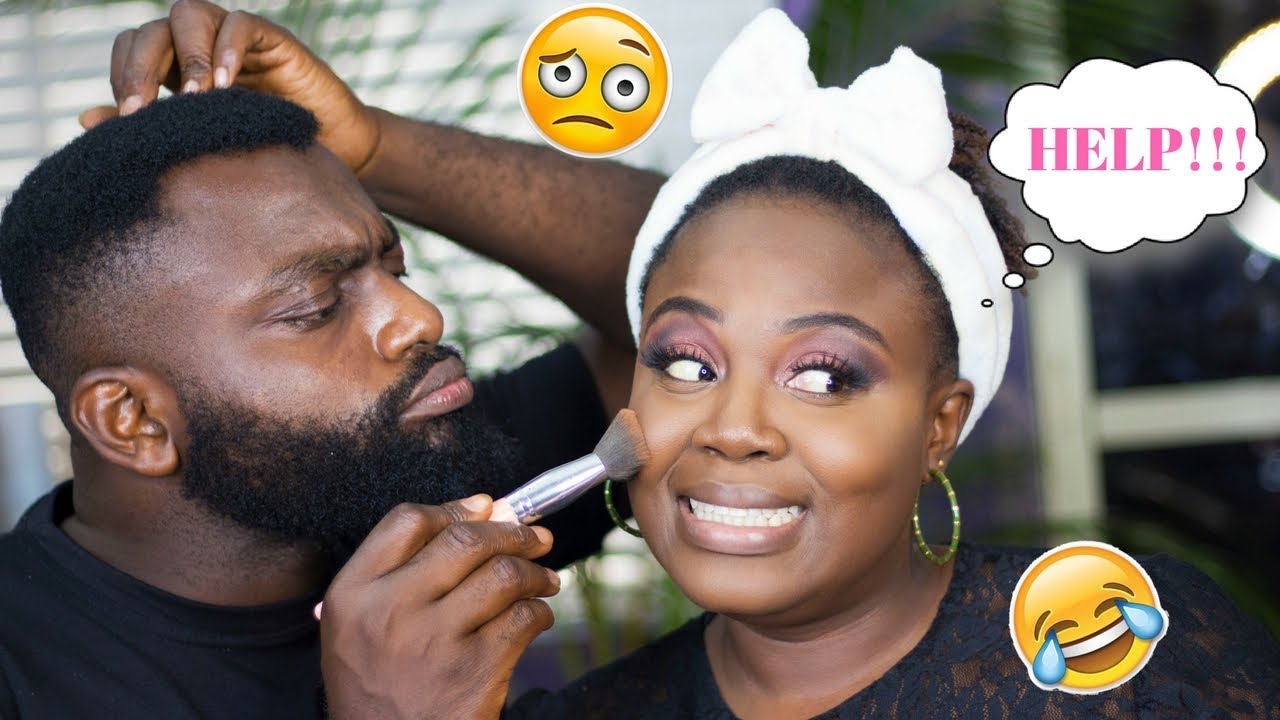 LMFAO!!! BOYFRIEND DOES MY MAKEUP!!