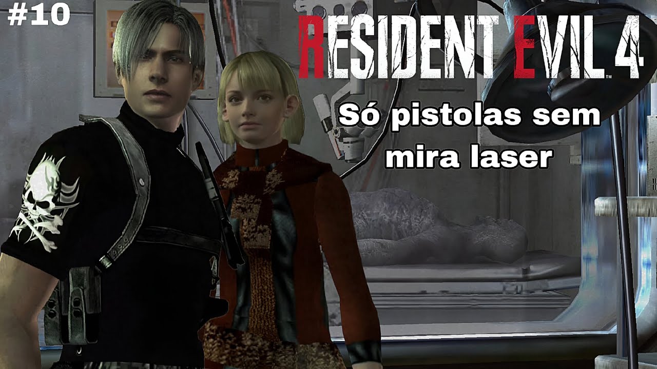 RESIDENT EVIL 4 - Só pistolas sem mira laser. Chegamos na ilha. #10