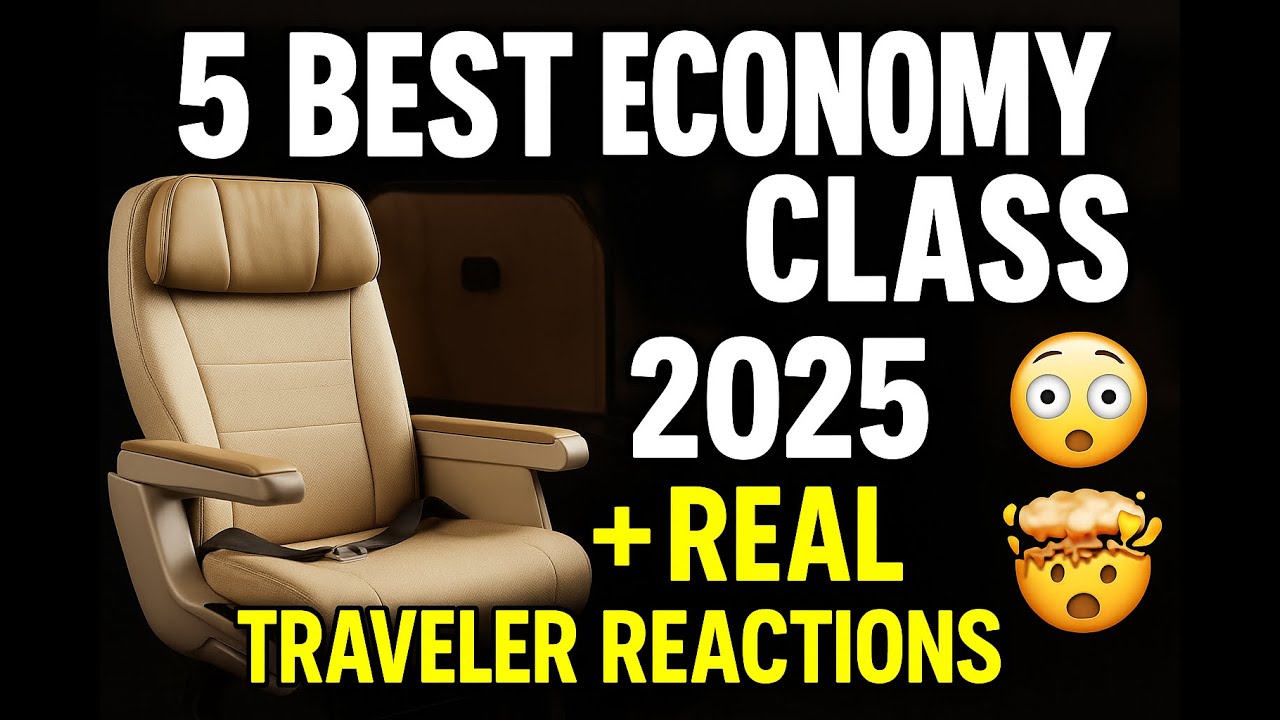 The 5 BEST ECONOMY CLASS Airlines in 2025 + Real Traveler Reactions