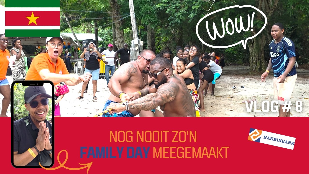 SURINAME VLOG #8 - NOG NOOIT ZO'N FAMILY DAY MEEGEMAAKT | HAKRINBANK 😱 🇸🇷