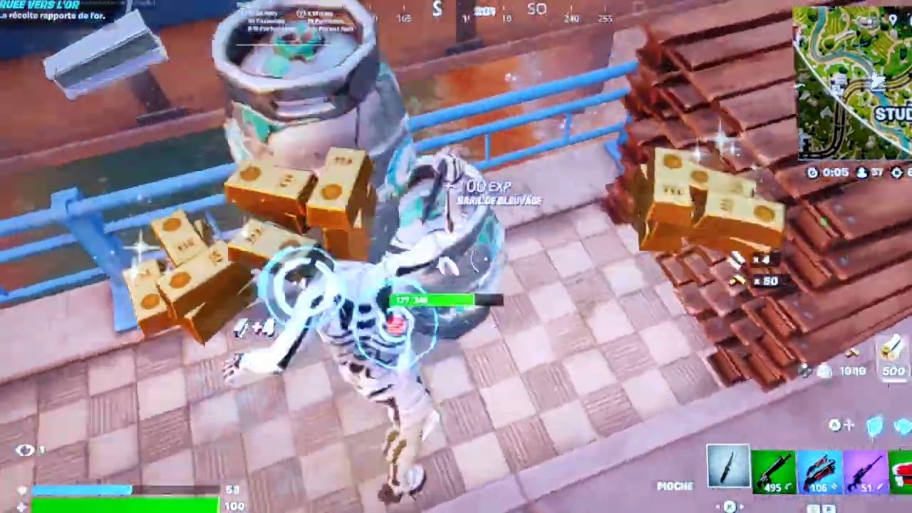 Je joue à Fortnite 