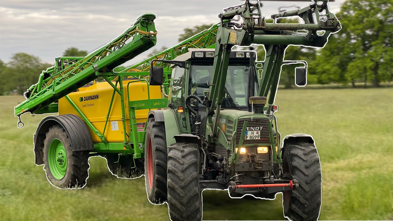 Fendt 510 | Dammann Land-Cruiser | Roggen spritzen 2020 [GoPro] [4K]