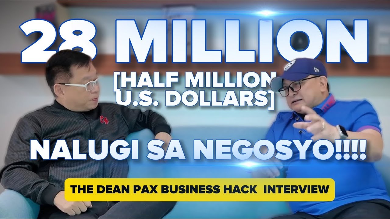 Half A Million Dollar Loss Nalugi Sa Negosyo | Dean Pax Lapid Business Hack Interview