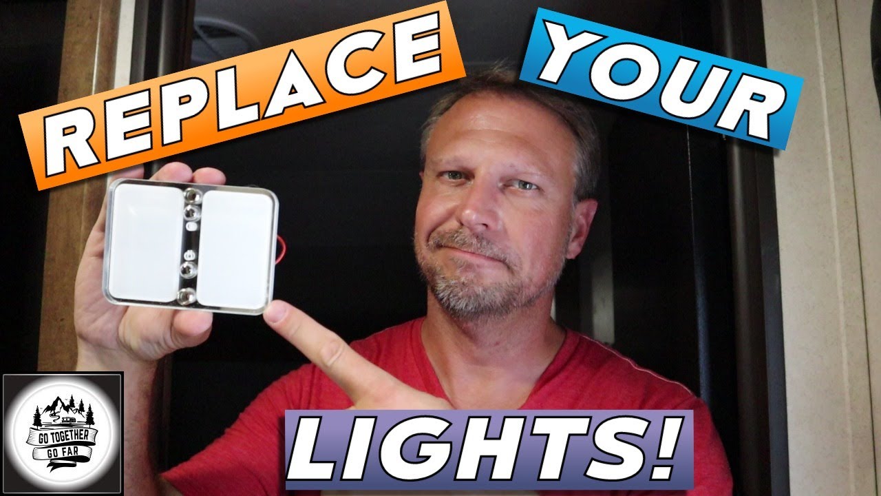 How to Replace Your RV LED Interior Lights | Ristow 12v Dimmable | DIY |Before and After