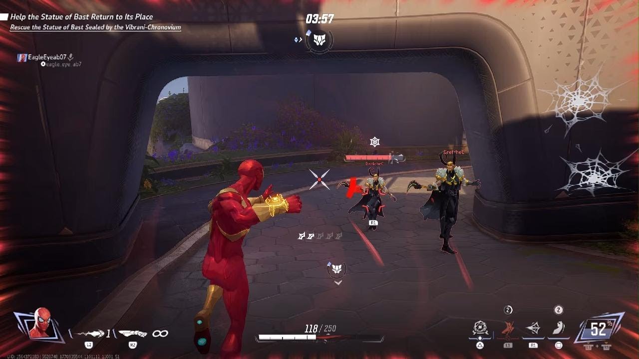 Spiderman leveling up. Rivals 