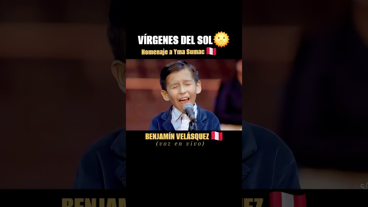 EXELENTE presentacion de Benjam&iacute;n Vel&aacute;squez homenaje a la reina Yma Sumac