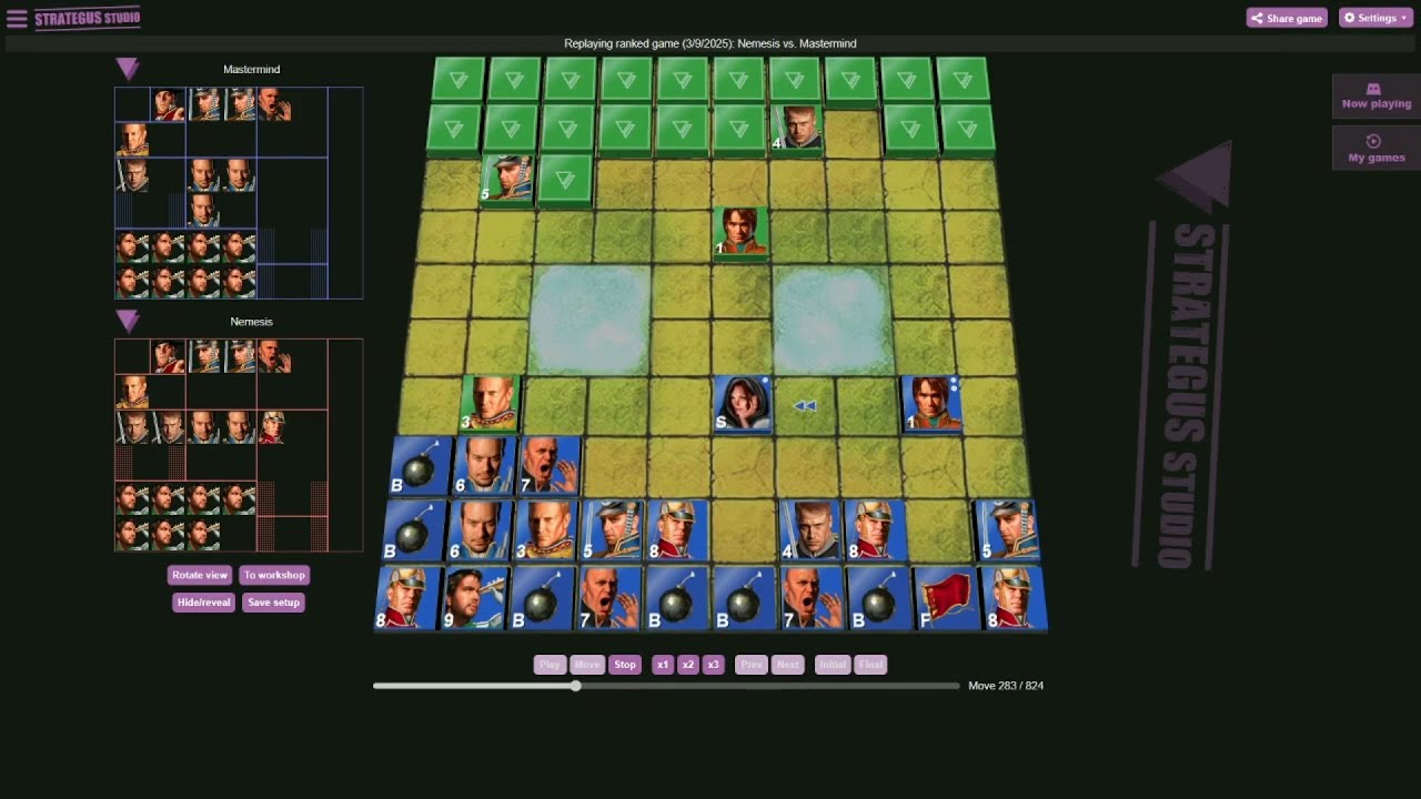 The benefit of an open flag - Nemesis vs Mastermind