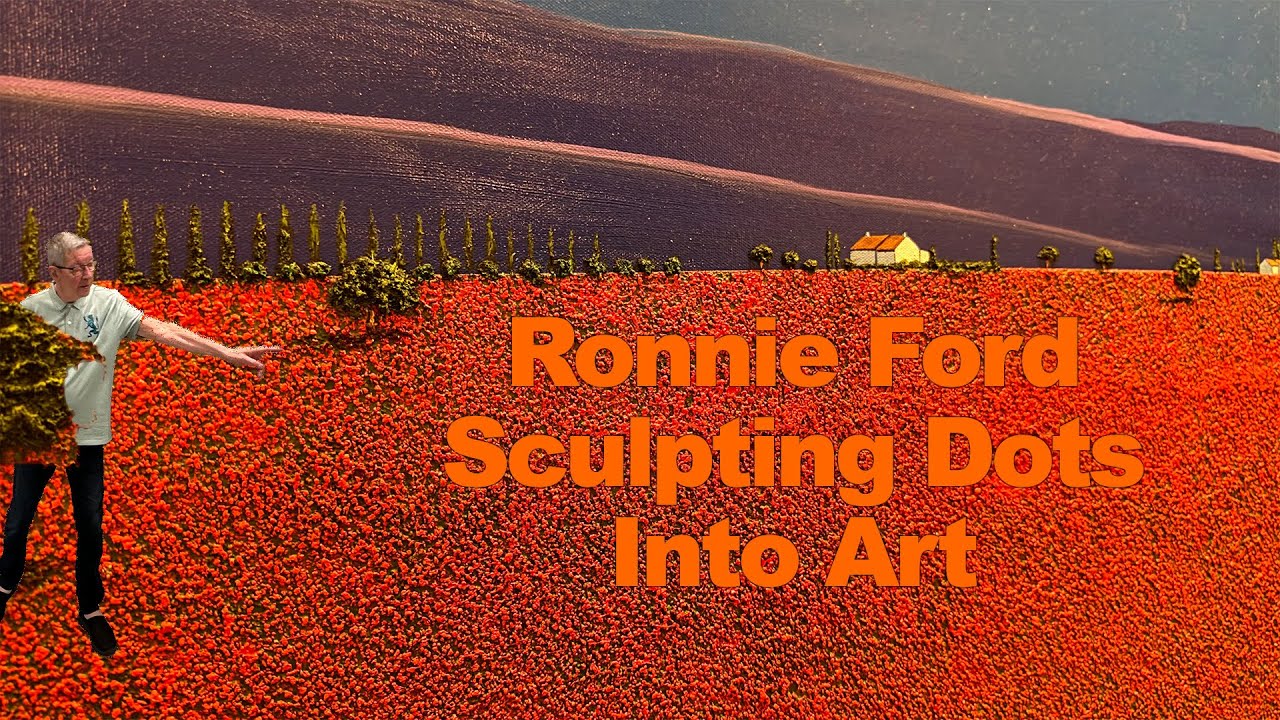 Ronnie Ford Sculpting Dots Into Art