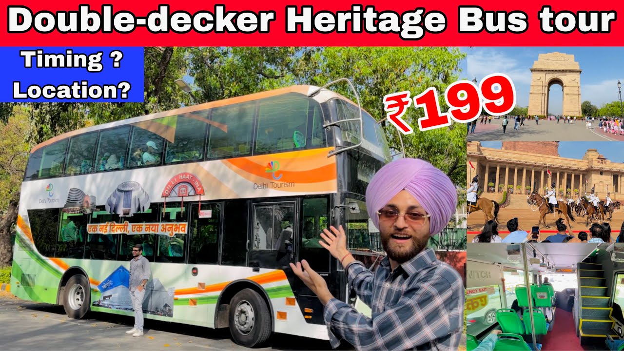 Double decker bus Delhi tour 2026 || double decker ticket price,location,all information 