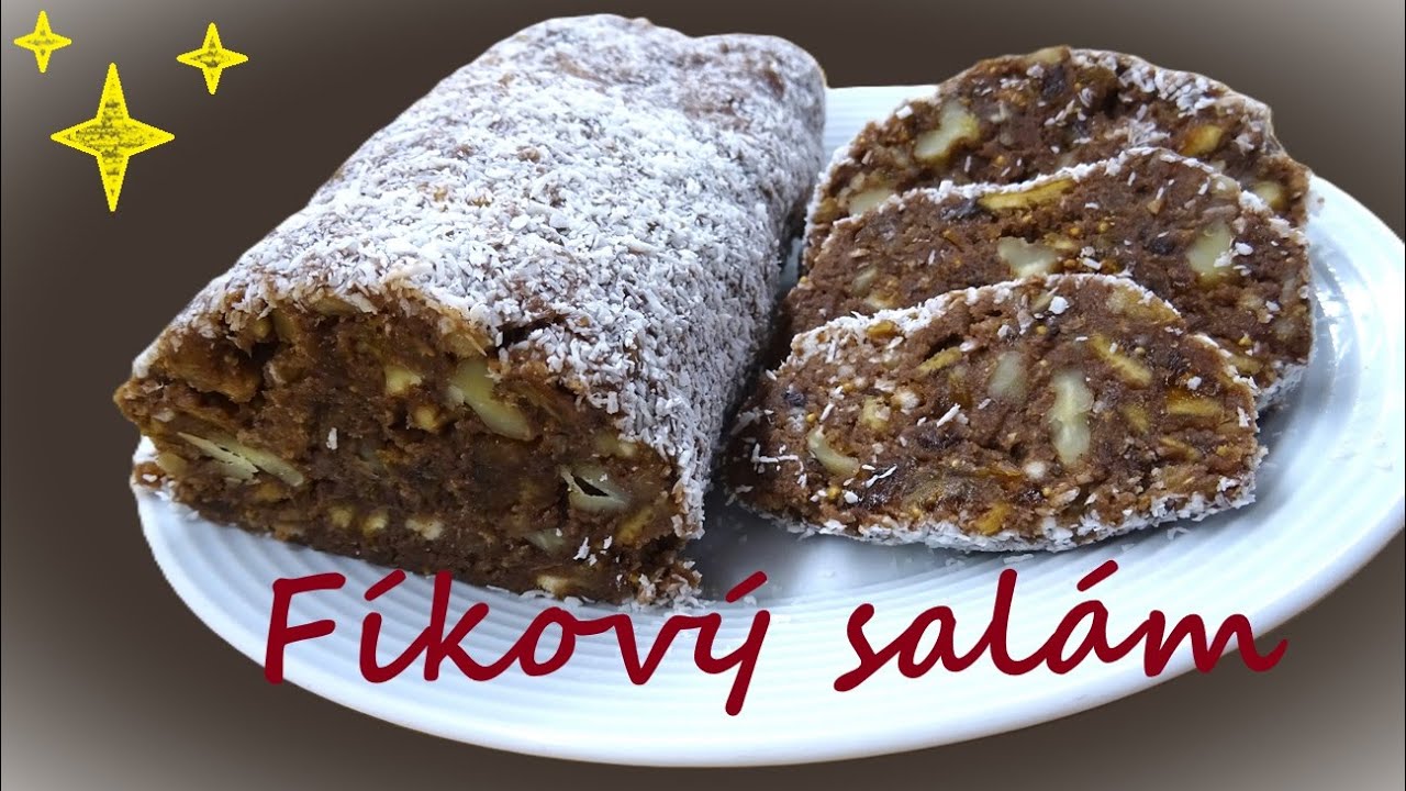 Fíkový salám ✨ vánoční cukroví